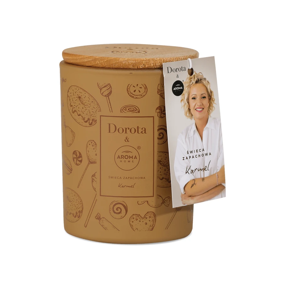 Dorota&Aroma Home, Duftkerze, Karamell, 150 g