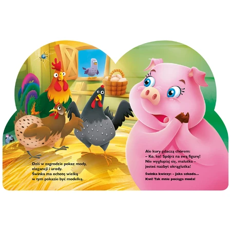 Gestanst modieus varken, kinderboekje