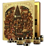 HiSkin Advent Calendar Set with Fairy Tale Books, 24 Soy Candles, HiSkin Sp.