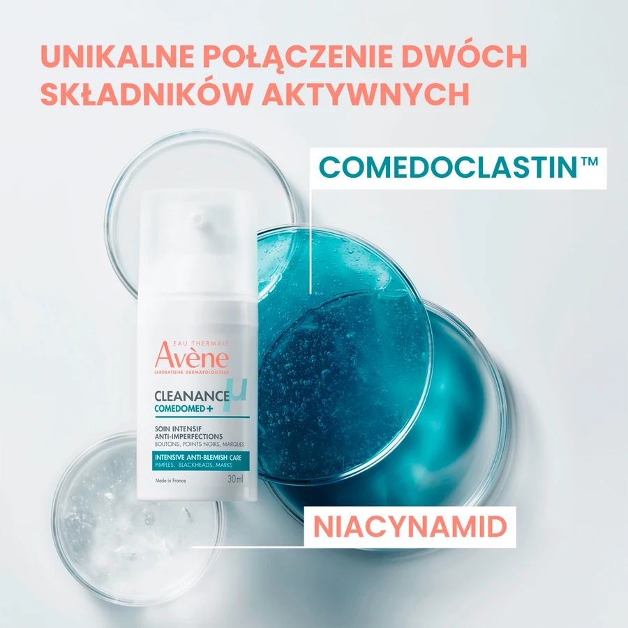 Avene Cleanance ComedoMed, Creme-Gel gegen Hautunreinheiten, akneanfällige Haut, 30 ml