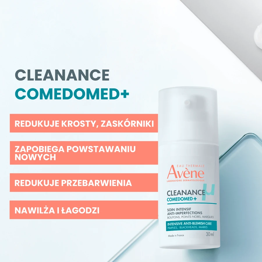 Avene Cleanance ComedoMed, Creme-Gel gegen Hautunreinheiten, akneanfällige Haut, 30 ml
