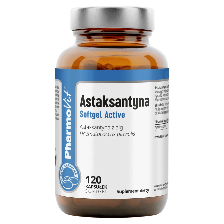 PharmoVit Astaxantina Softgel Activo, 120 cápsulas