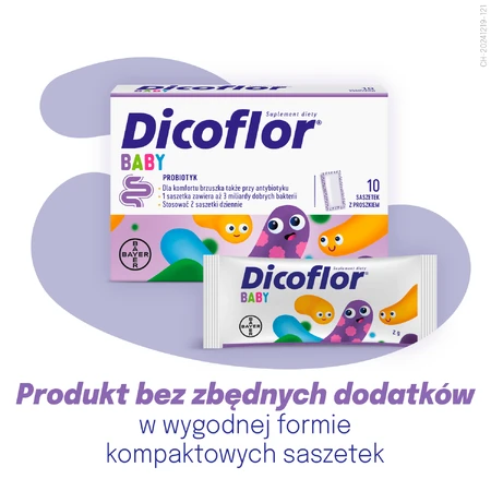 Dicoflor Baby, für Säuglinge und Kinder, 10 Portionsbeutel