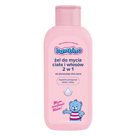 Bambino, wasgel voor lichaam en haar 2in1, vanaf de eerste dag van het leven, 400 ml
