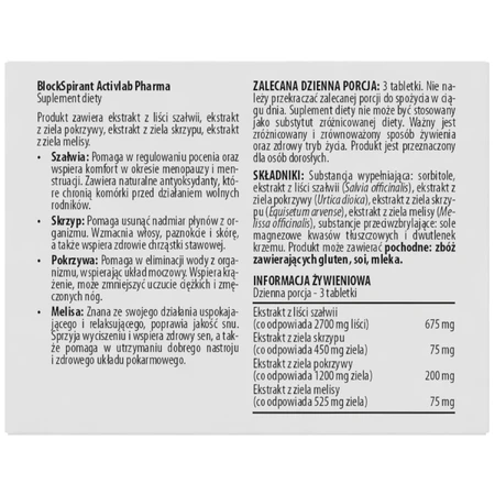 Activlab Pharma BlockSpirant, 30 tabletten
