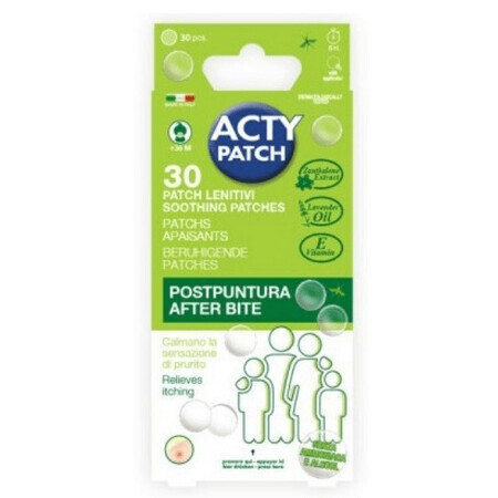 Patchs contre les piqûres de moustiques, 30 pièces, Acty Patch