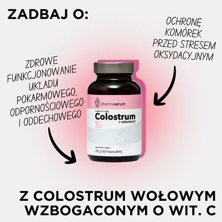 Pharmaverum Colostrum IG, 60 gélules
