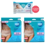 Set Canpol Babies, slip postnatali traspiranti 2 in 1, con assorbente, monouso, taglia S/M, 2 x 5 pezzi + salviette umidificate, 60 pezzi in omaggio