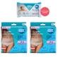 Set Canpol Babies, slip postnatali traspiranti 2 in 1, con assorbente, monouso, taglia S/M, 2 x 5 pezzi + salviette umidificate, 60 pezzi in omaggio