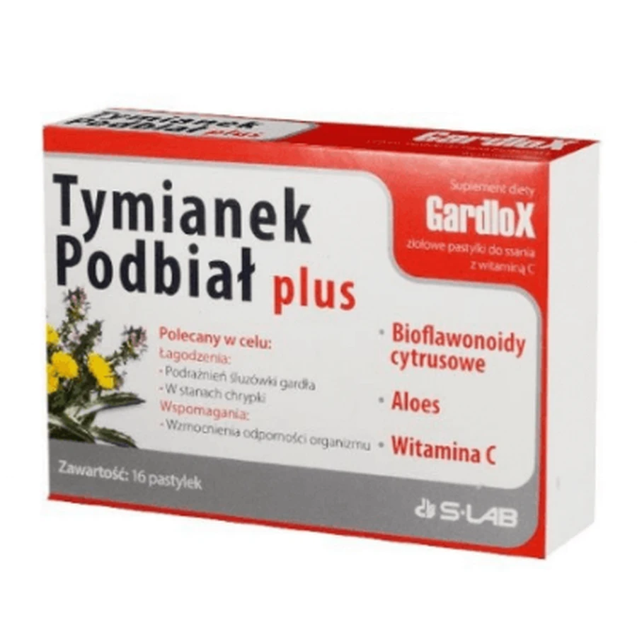 GARDLOX Thyme and Coltsfoot Plus - 16 lozenges