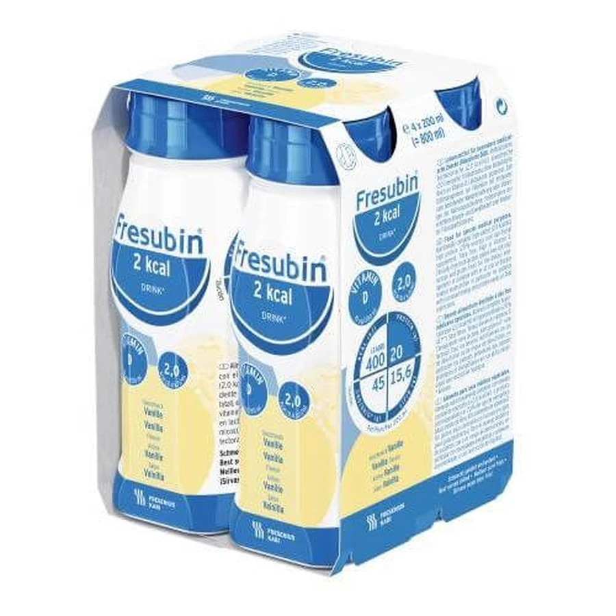 Fresubin 2kcal Drink Vanille, 4x200ml