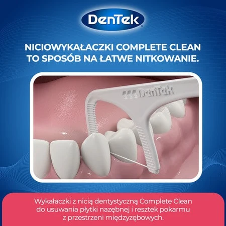 DENTEK Complete Clean Floss Tandenstokers, 40 stuks