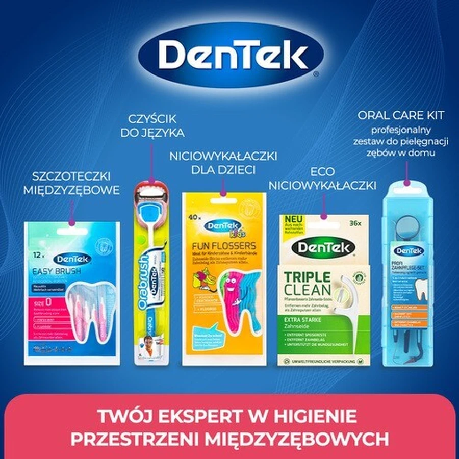 DENTEK Complete Clean Floss Tandenstokers, 40 stuks