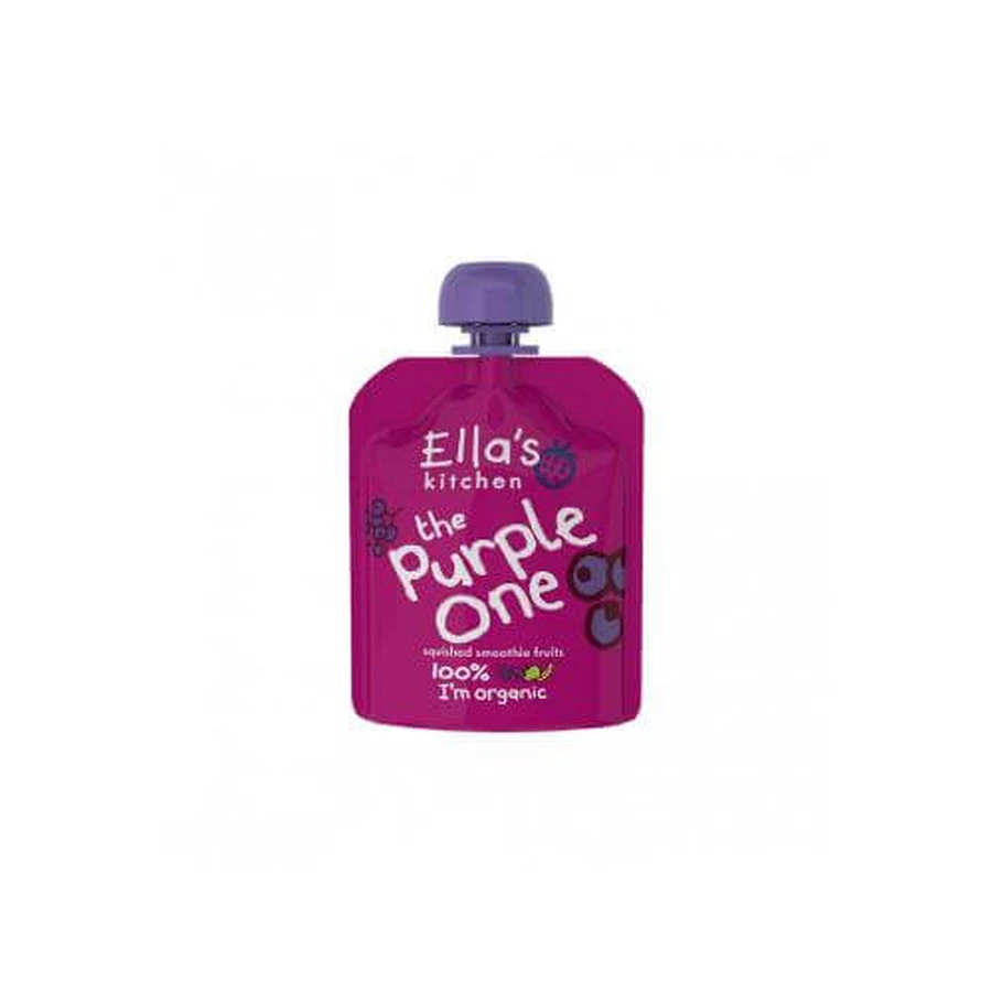 Ella's Kitchen BIO PURPLE ONE Vruchtenpuree met zwarte bes, 90g