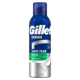 Gillette Series Beruhigender Rasierschaum mit Aloe Vera, 200ml