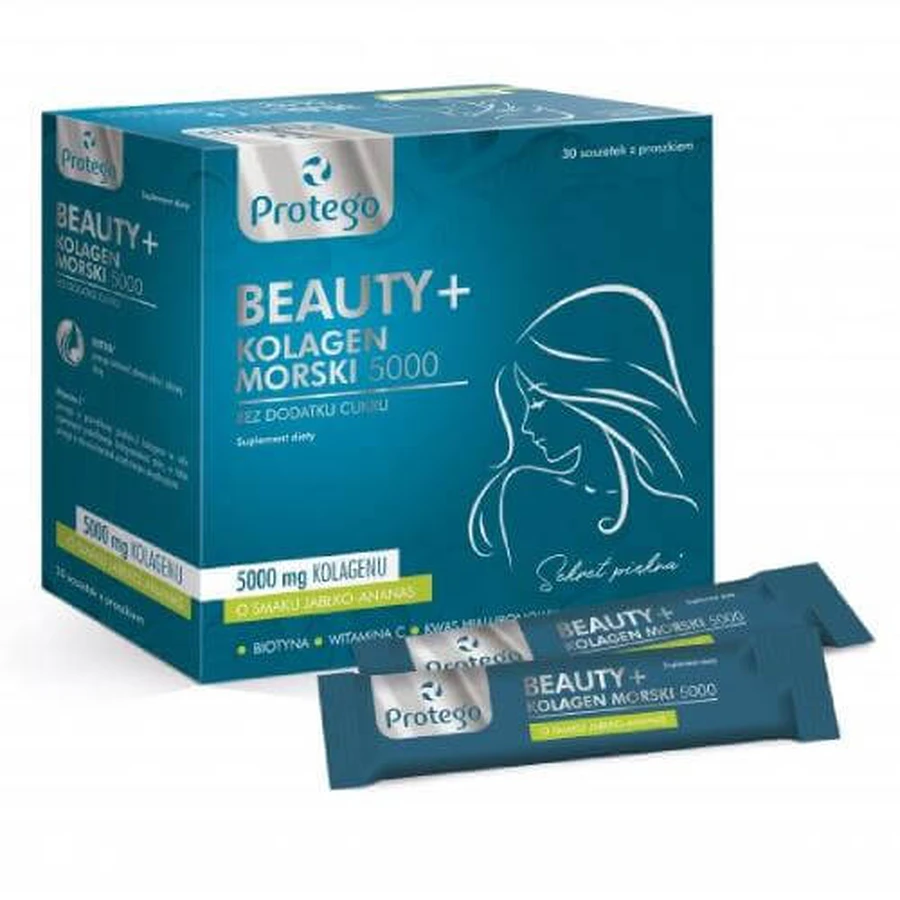 Protego Beauty+ Kollagen 5000, 30 Portionsbeutel