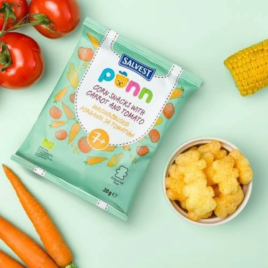 SALVEST PÕNN BIO Tomato crisps, 20 g