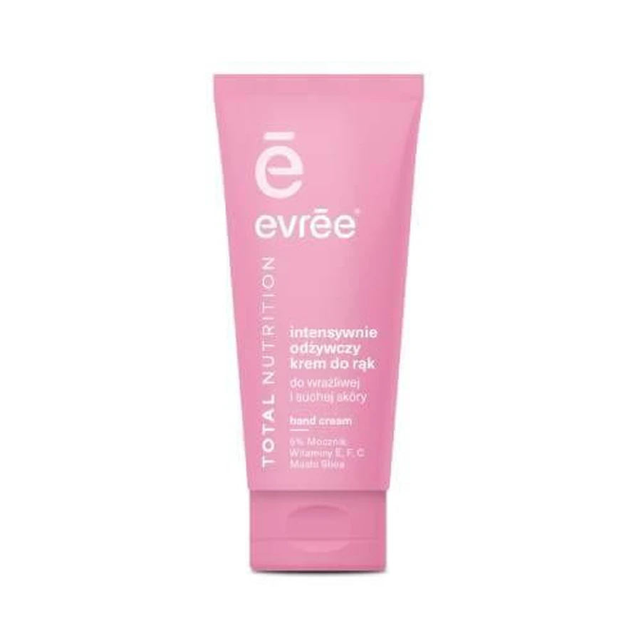 Evree Total Nutrition Intensive Nourishing Hand Cream for dry and sensitive skin, 75 ml