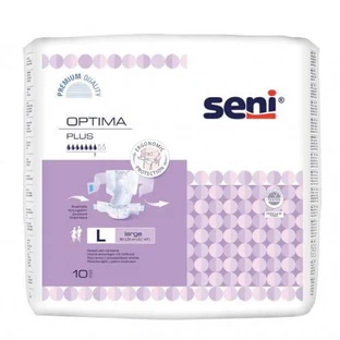 SENI OPTIMA PLUS LARGE Windeln mit Taillengürtel, 10 Stück