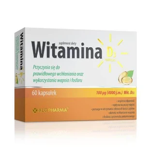 Alg Pharma Vitamine D3 4000 IE, 60 capsules