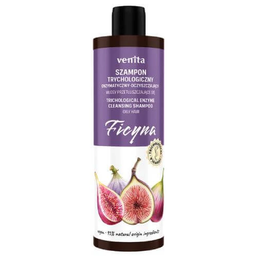 VENITA Trichological enzymatic shampoo for oily hair with ficin, 300 ml