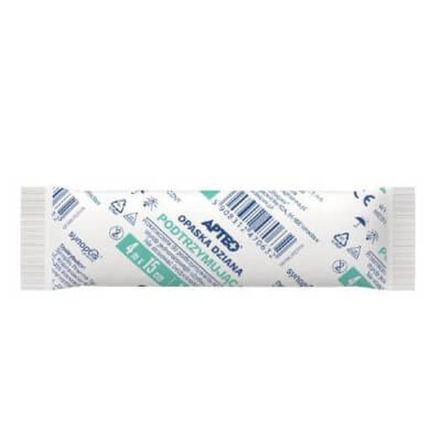APTEO CARE gestrickte Stützbandage 4 m x 15 cm, 1 Stück