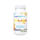 ALLNUTRITION VIT D3 4000 + K2, 60 cápsulas