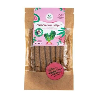 Naturalnie Zdrowi Rabarbarowe rollsy z nutką mięty naturalna luteina, 50 g