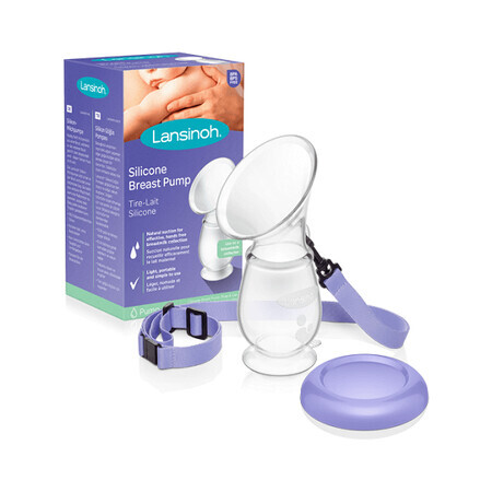 Silicone breast milk pump, Lansinoh