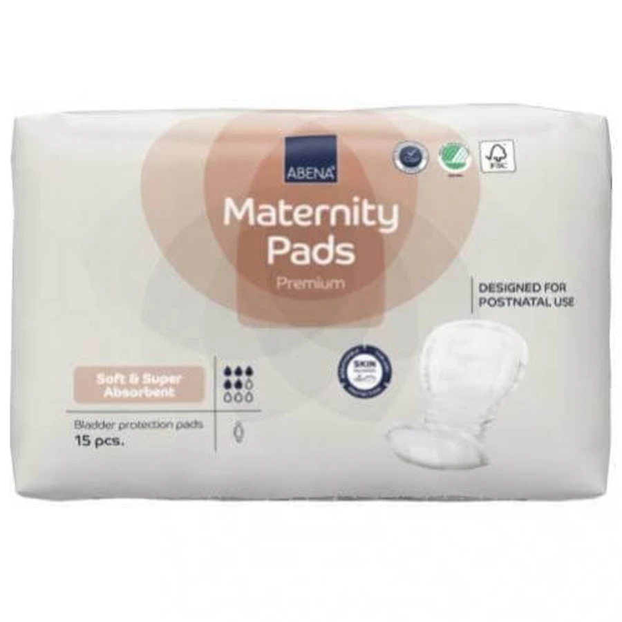 ABENA Postnatal Premium Plantillas Anatómicas, 15 unidades
