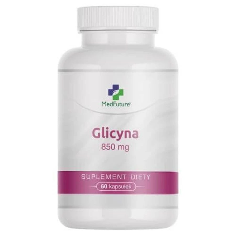 MedFuture Glycine 850 mg, 60 capsules
