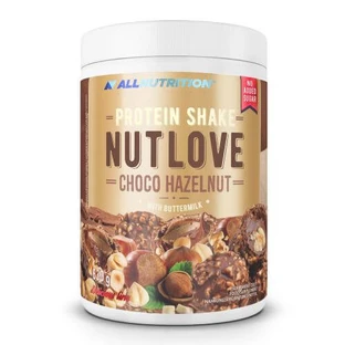 ALLNUTRITION Nutlove Eiwitshake Choco Hazelnoot Supplement met hoog eiwitgehalte, 630g