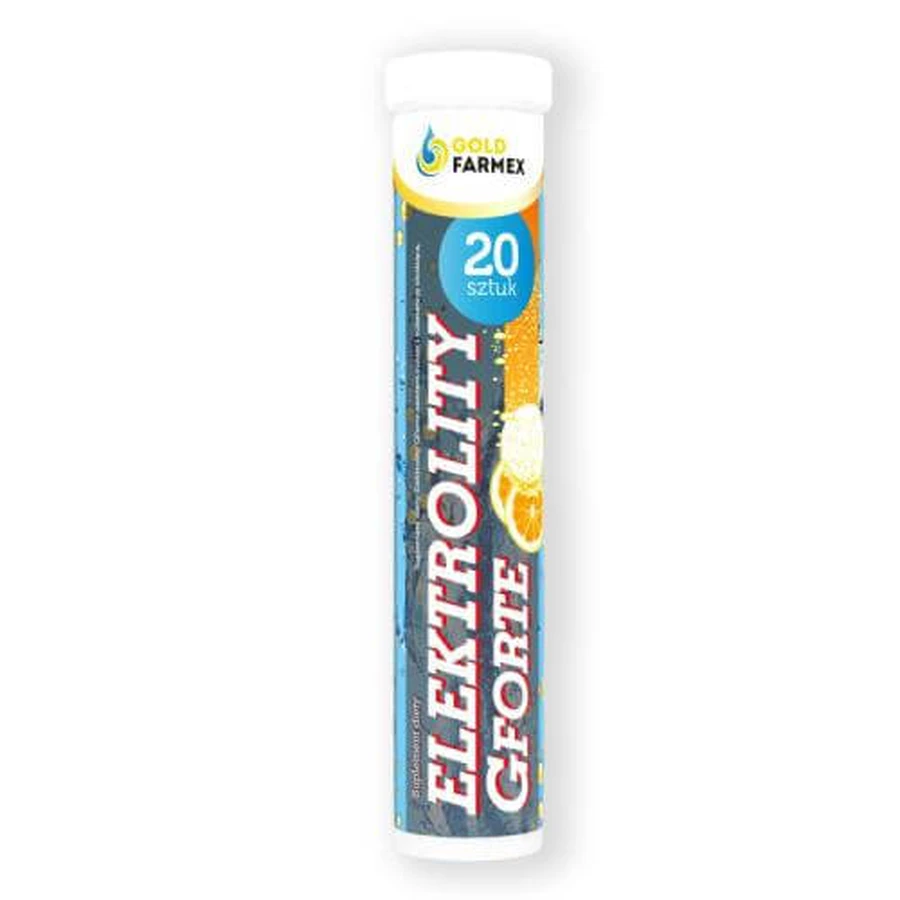 Elektrolyten GForte- 20 mousse tabletten