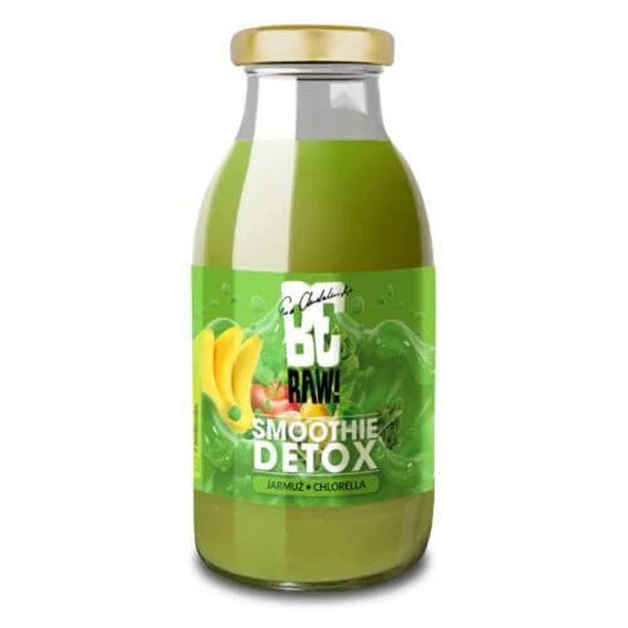 BeRAW Smoothie Detox jarmuż, chlorella, 250 ml: ceny i cechy