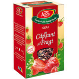 Ceai cu căpșuni și fragi, 75 g, Fares