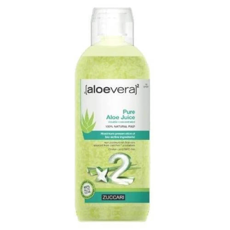 MedFuture Zuccari Sok Aloe Vera 2 Sok z aloesu, 1000ml USZKODZONE OPAKOWANIE: ceny i cechy