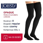 JOBST OPAQUE medias largas de compresión CCL1 negro, talla 2 ZP