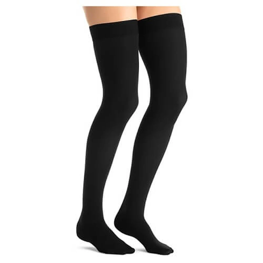 JOBST OPAQUE medias largas de compresión CCL1 negro, talla 2 ZP