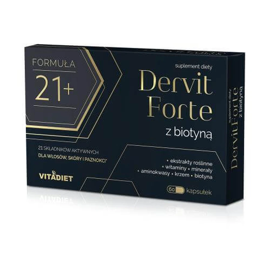 VITADIET Dervit forte mit Biotin, 60 Kapseln