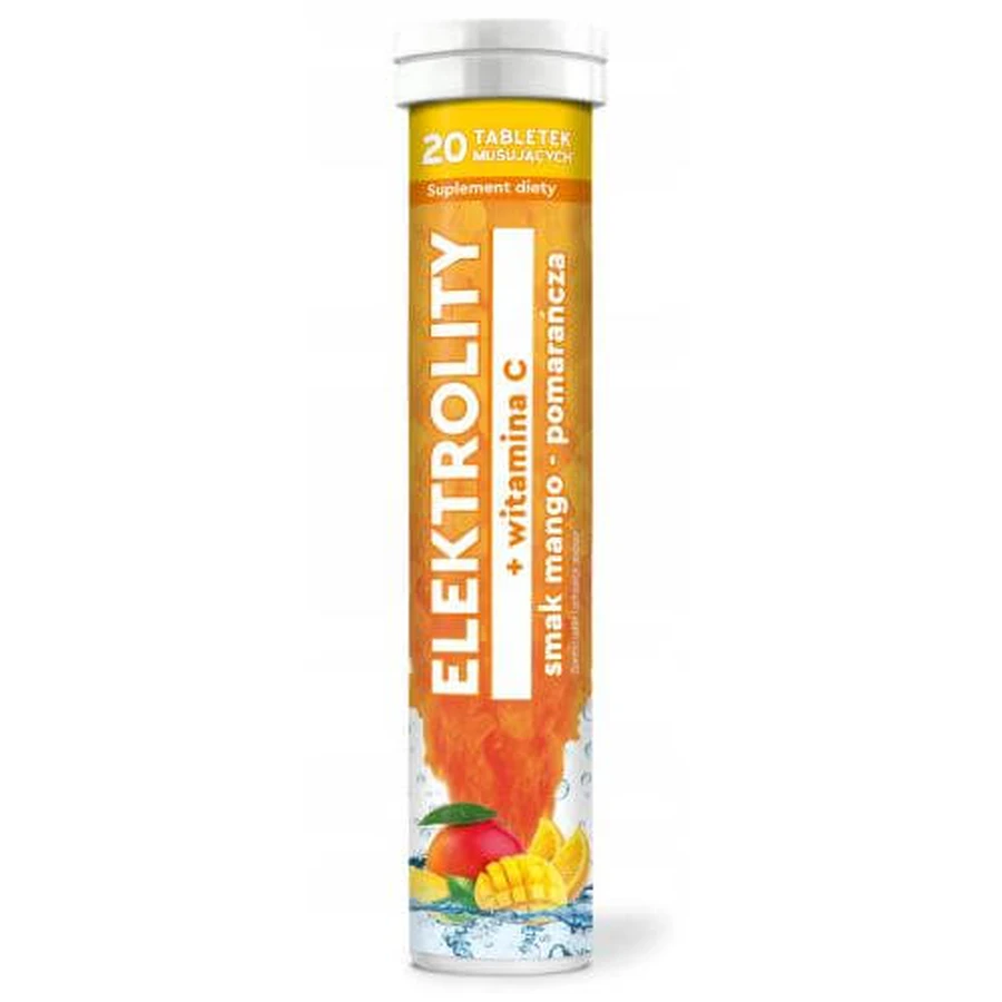 ELEKTROLITY + Vitamina C, 20 comprimidos efervescentes