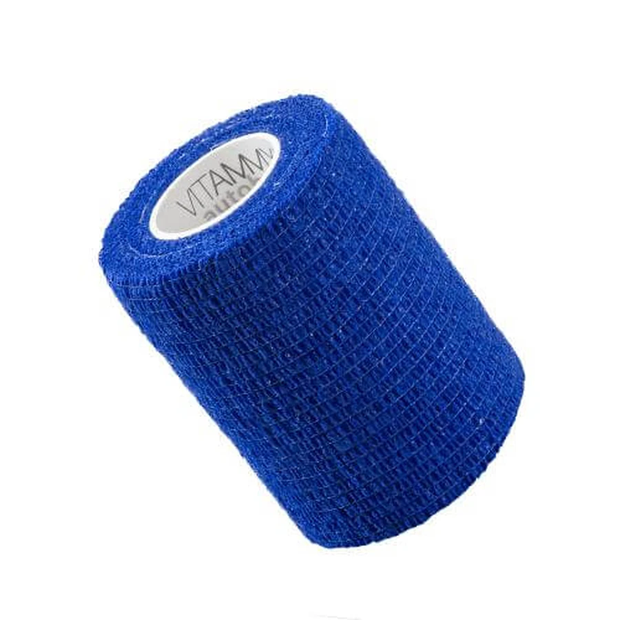 VITAMMY Autoband Elastisch Cohesief Verband 7,5cm x 450cm Blauw