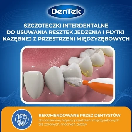 DENTEK Easy Brush interdentale ragers maat 1, 12st