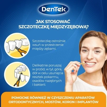 DENTEK Easy Brush interdentale ragers maat 1, 12st