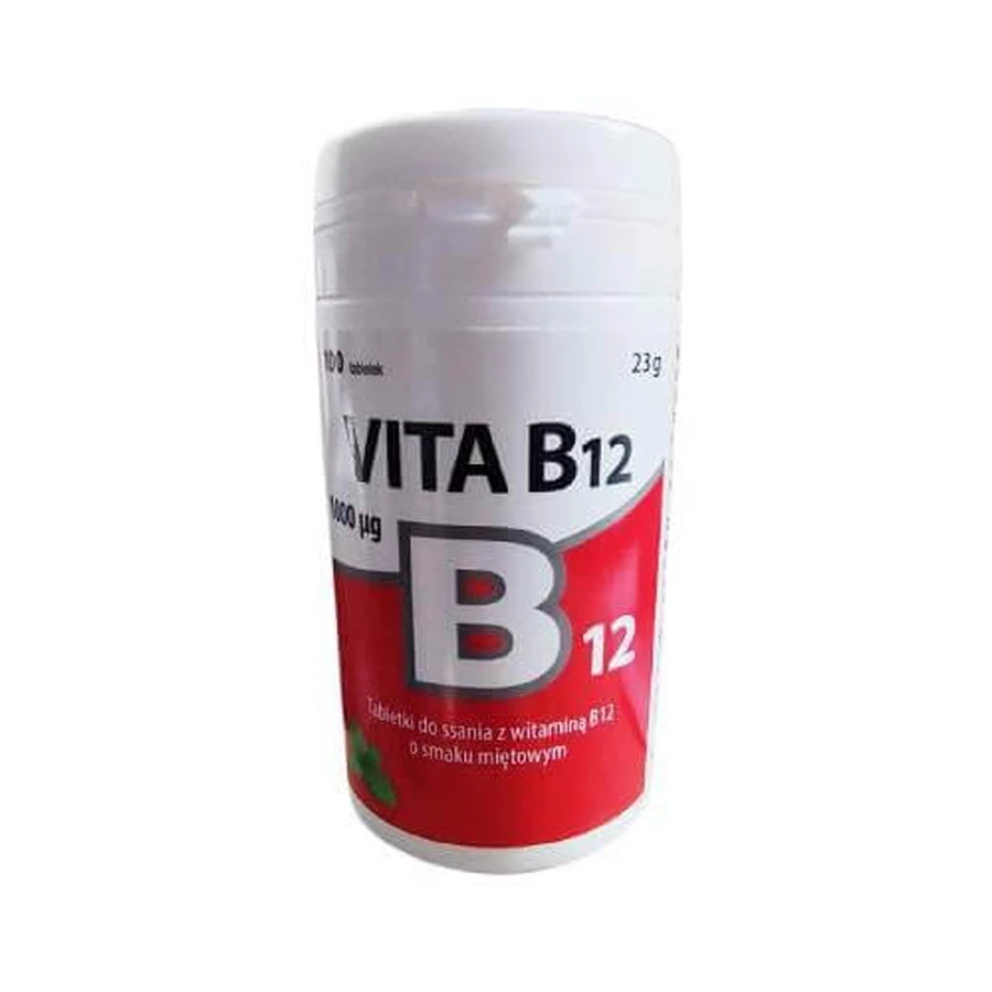 VITA B12 1000mcg Vitamin B12, 100tabl.