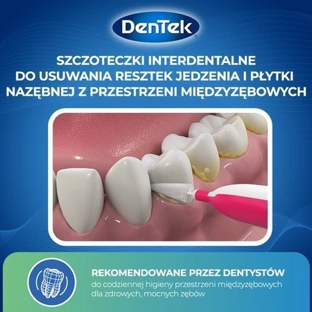 DENTEK Easy Brush interdentale ragers maat 1,2,3, 10st