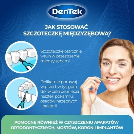 DENTEK Easy Brush interdentale ragers maat 1,2,3, 10st