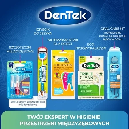 DENTEK Easy Brush interdentale ragers maat 1,2,3, 10st