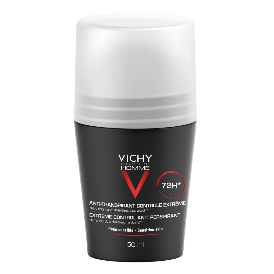 VICHY HOMME Antiperspirant for Men Roll-on 72h, 50 ml