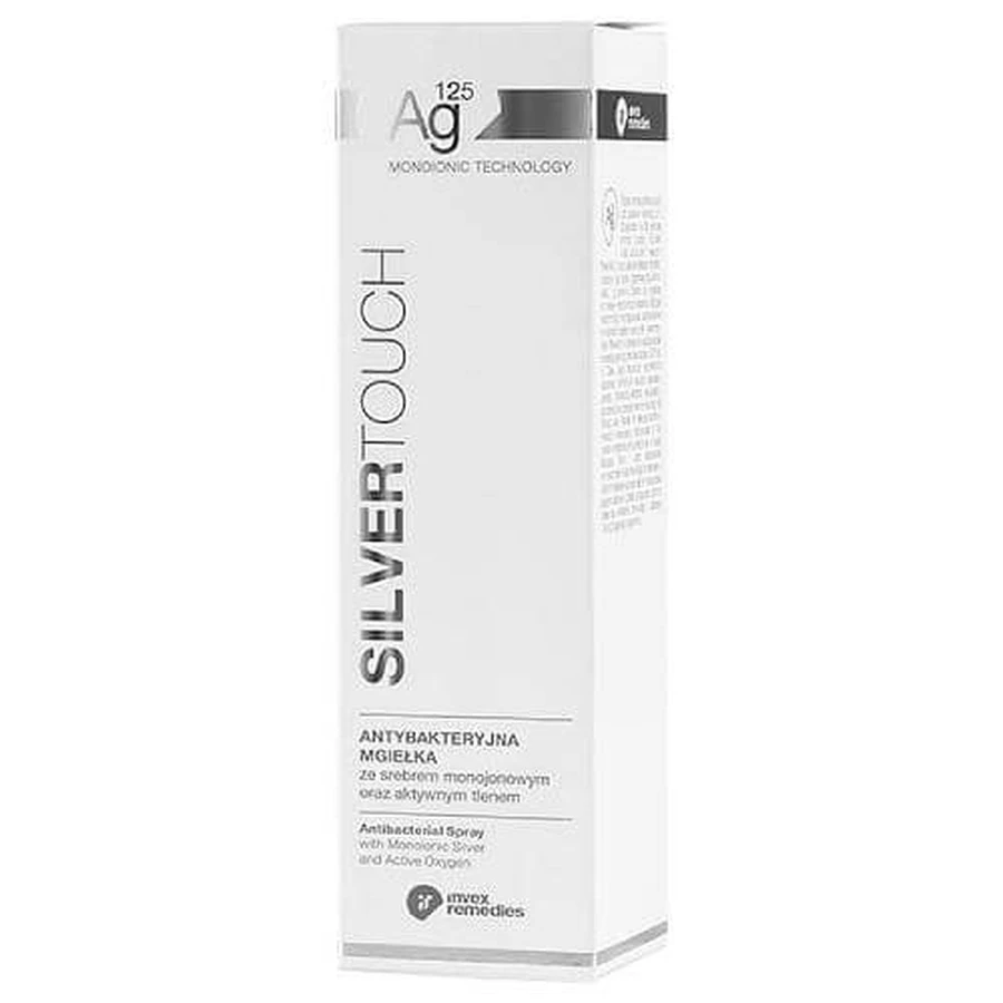 INVEX REMEDIES SILVER TOUCH Antibacteriële nevel met monoionisch zilver en actieve zuurstof Ag125, 200 ml