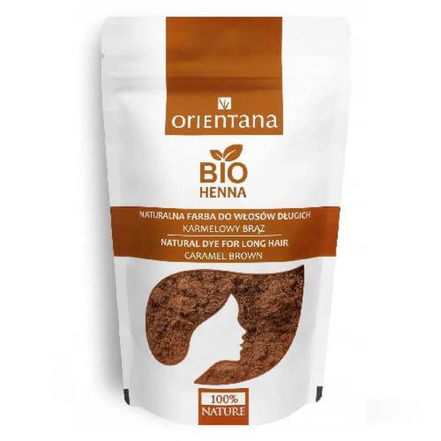 Orientana BIO Henna Karamellbraun - 100g